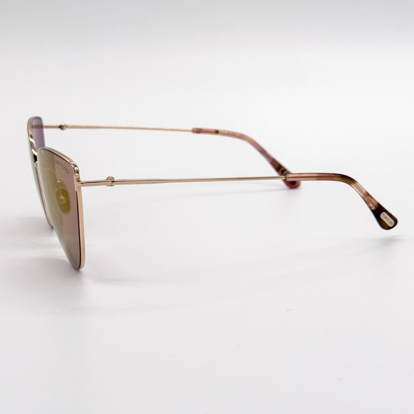 NEW TOM FORD ANAIS-02 TF1005 28Z WOMEN SUNGLASSES FT1005/S GOLD BROWN EYEWEAR - Picture 6 of 11